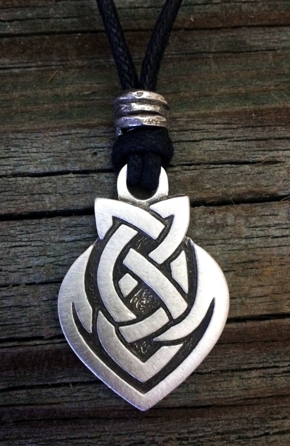 Celtic Brothers Knot Pewter Pendant