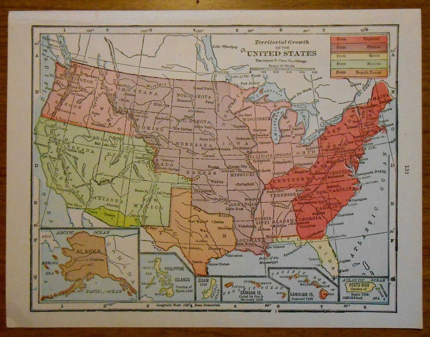 travel map 1920s