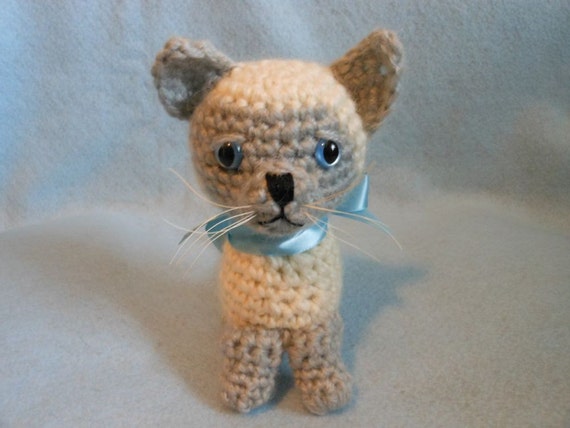 crochet cat stuffed animal