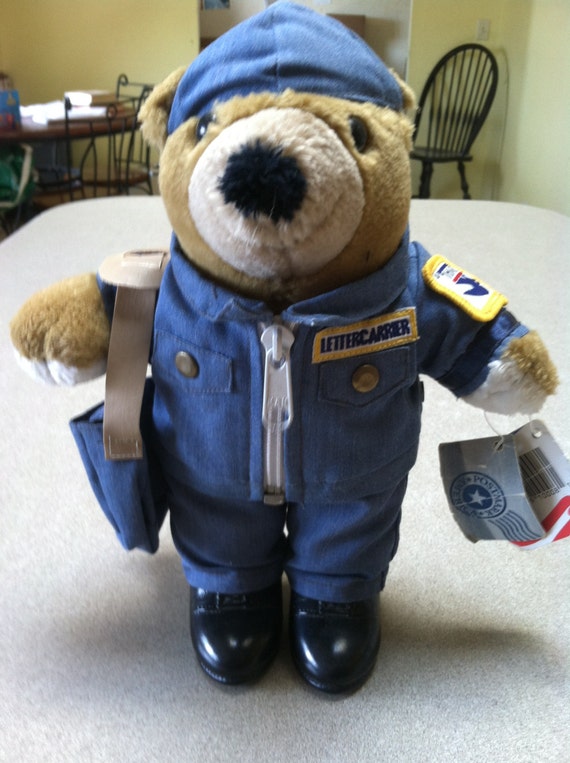 Postal Letter Carrier Patriot Male Bear 10 by MichellesVarietyShop