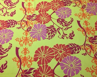 SALE Home Decor Free Spirit -Valori Wells - Del-Hi - Tapestry - HDVW18 - Scarlet BTY