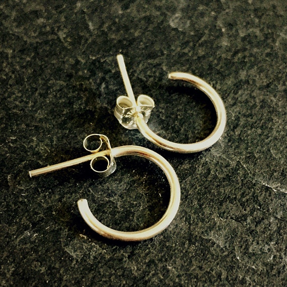 Dainty Sterling Silver Hoop Earrings