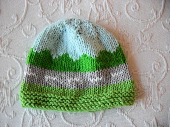 Knitted Hat Pattern Baby Hat Pattern Newborn Infant Hat Pattern Hat Pattern T...