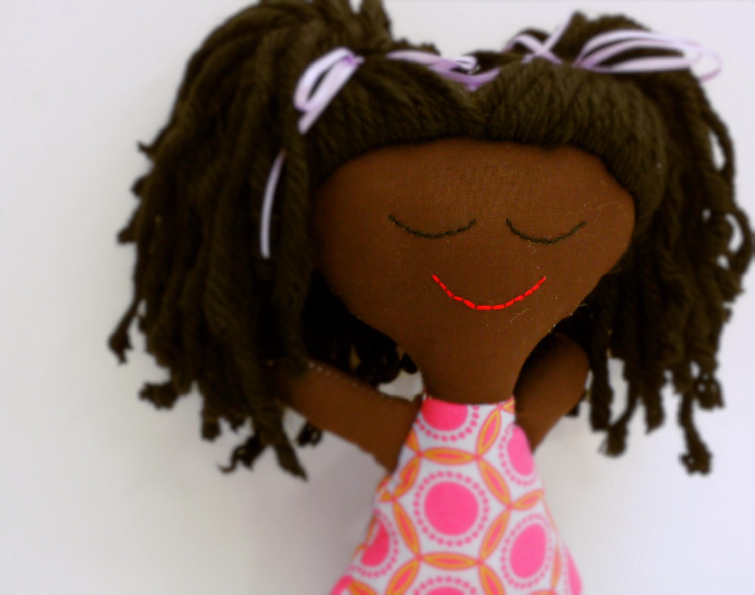 Handmade African American Rag Doll