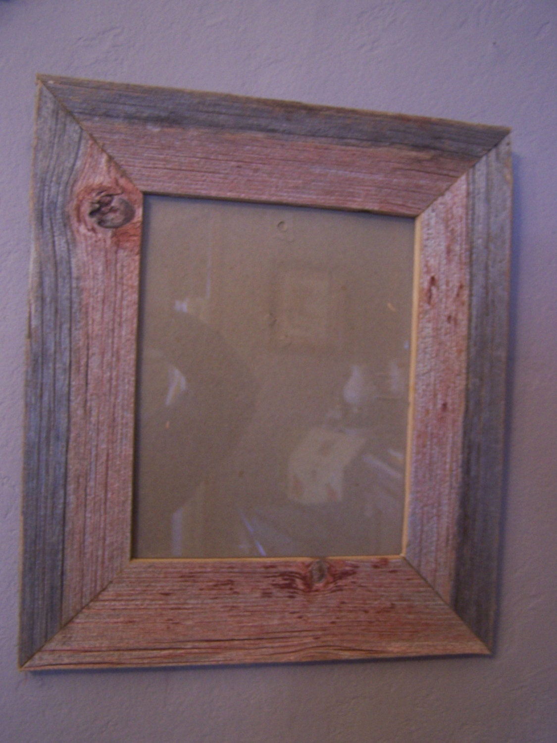 Hand Crafted Picture Frame Old Barn Boards by TeresasTreasuresEtc