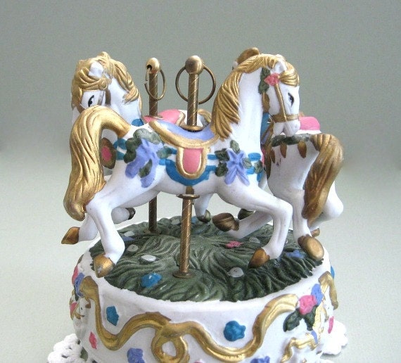 Carousel Music Box Carousel Horse Decor Merry Go Round