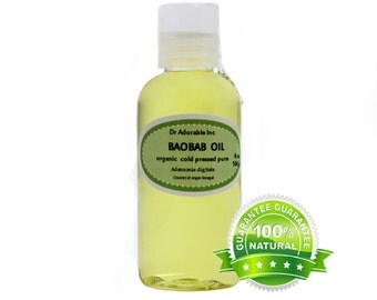 4 Oz Baobab Oil 100% Pure & Organic Cold Pressed