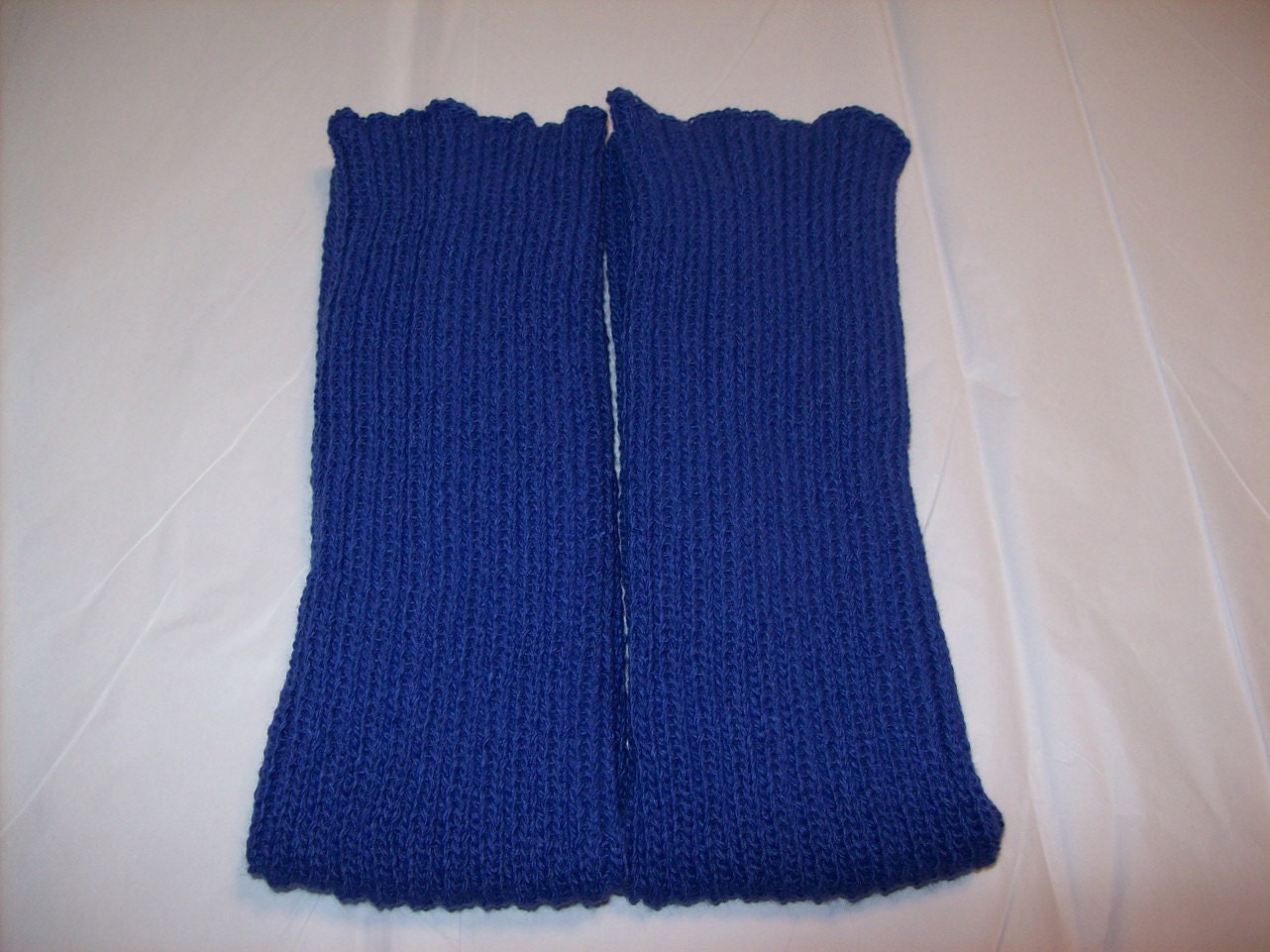 Knitted Leg Warmers Royal Blue Leg Warmers Dance leg warmers