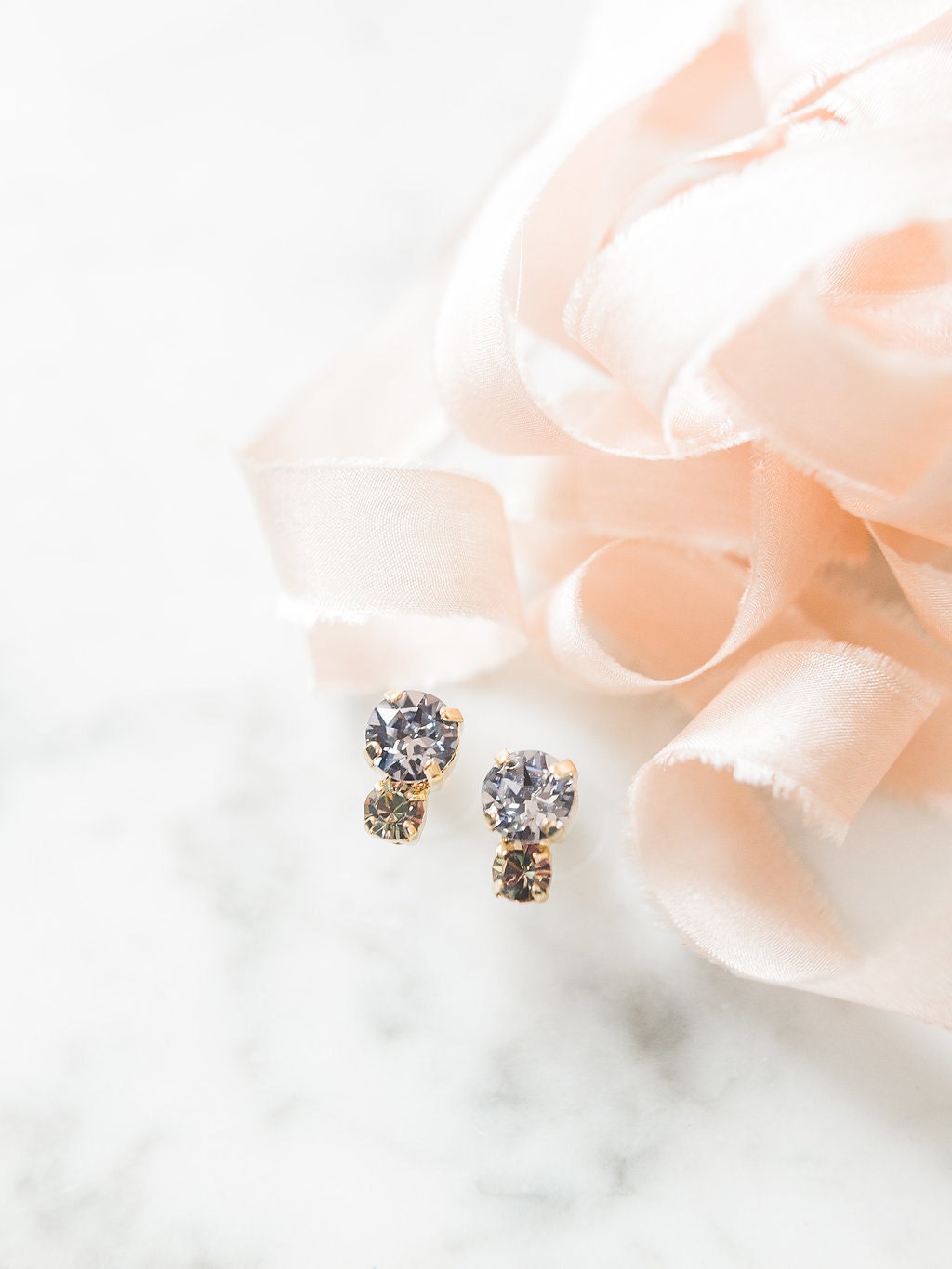 Swarovski Crystal Bridal Earrings by HelenaNoelleCouture on Etsy