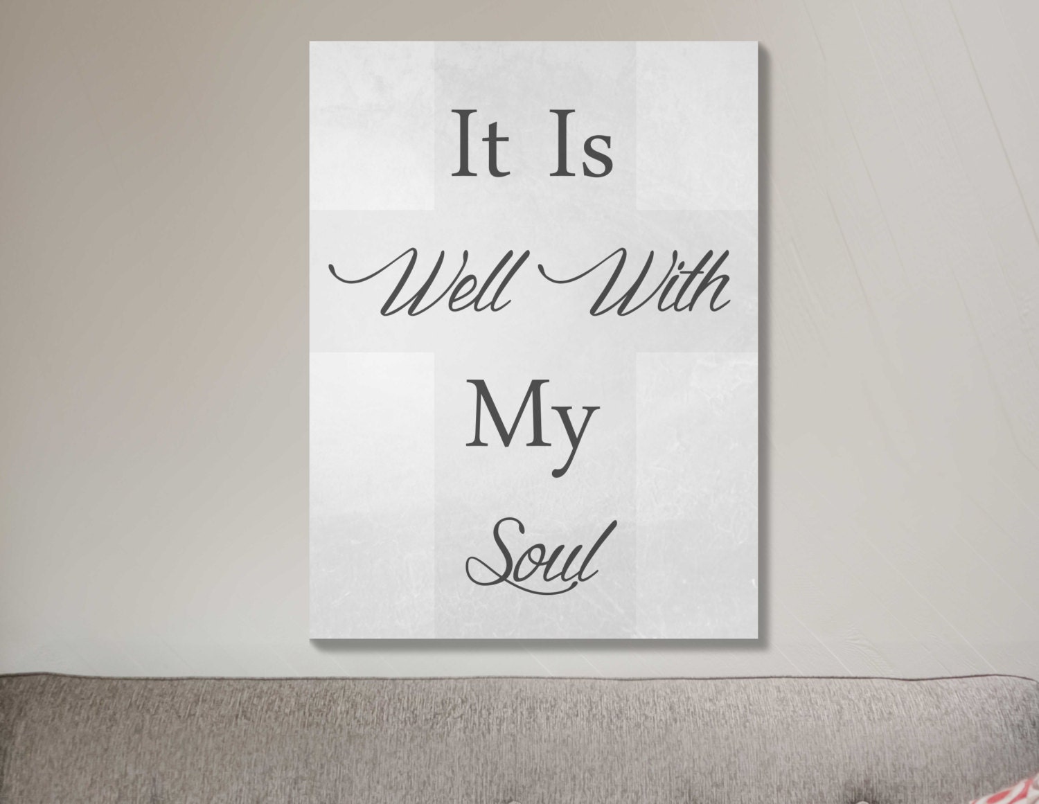 It Is Well With My Soul Christian Wall Art Christian Print