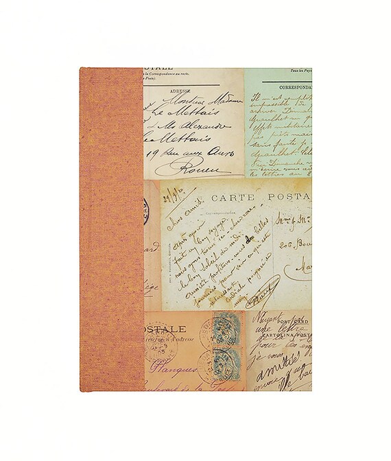 Address Book Large POSTCARDS by WolfiesBindery on Etsy