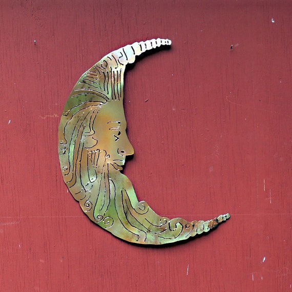 Half Moon Metal Wall Art by NathanArt on Etsy