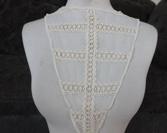 Cute venice applique ivory color 1 pieces listing