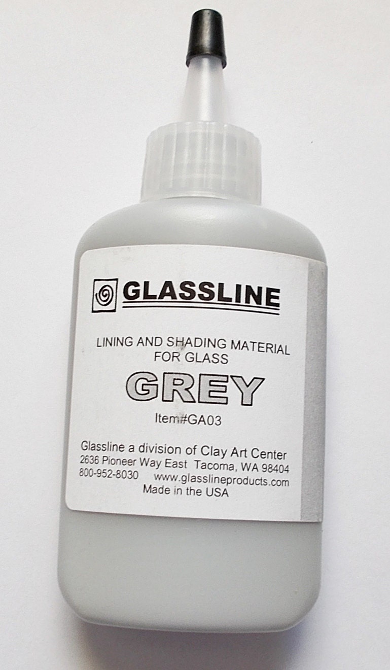 Glassline Fusing Paint GREY Glass Fusing Paint