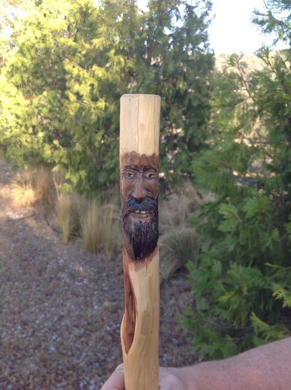 Hand Carved Wood Burned Diamond Willow Walking By Woodcarvers 2740