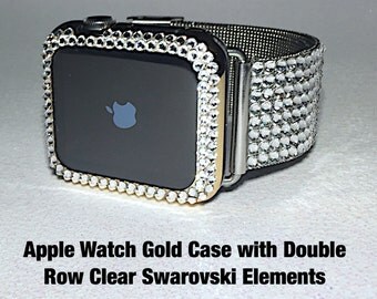 swarovski crystal apple watch case
