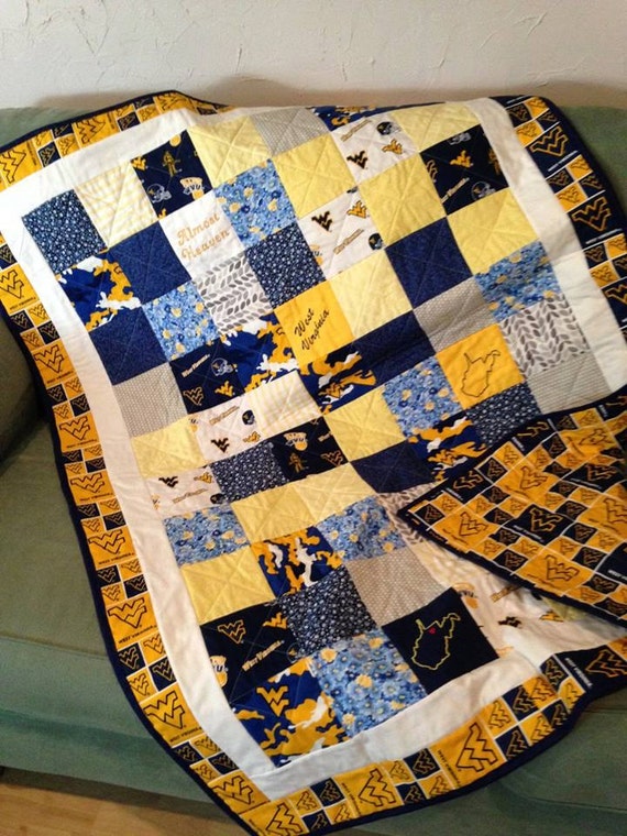 Custom Team Quilt Lap Quilt Game Day Quilt University