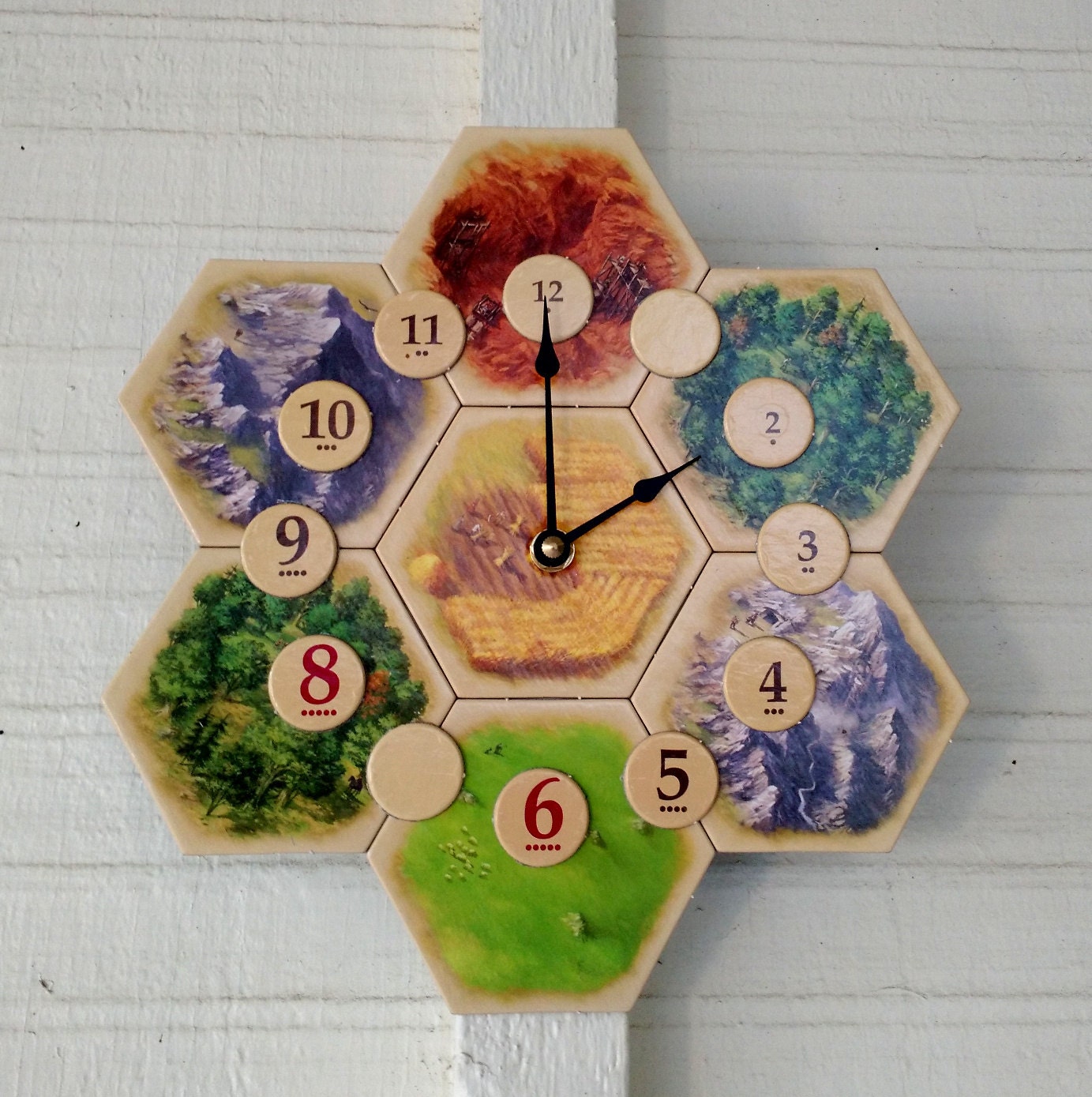 Settlers of Catan Board Game Clock 5th edition
