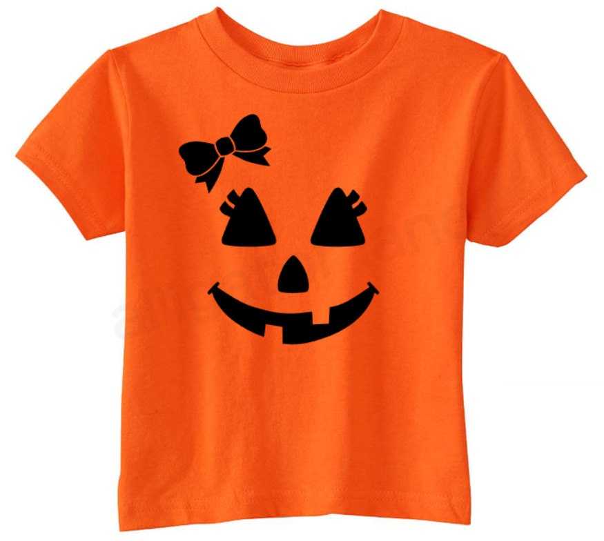 Pumpkin Shirt Halloween Orange Boys Toddler Jack by AlligatorLane