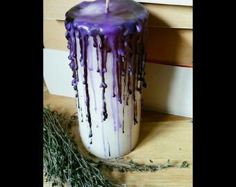 ouija home decor - Witchcraft candle - Gothic home Decor - Occult gift - Curio home decor - Halloween decor -Macabre gift - seance gift