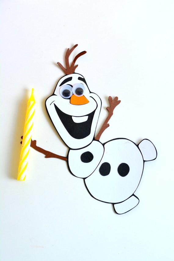 snowman olaf with branch arms winter craft kit for kids