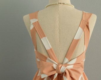 Beige dress polka dot dress beige party dress beige prom dress backless dress beige bridesmaid dresses beige sundress summer dress