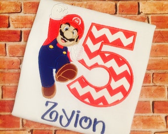 Mario Birthday Shirt