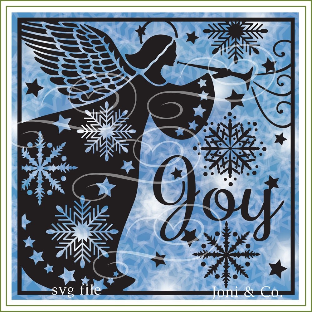 Download Christmas Angel SVG File Christmas Glass Blocks svg by ...