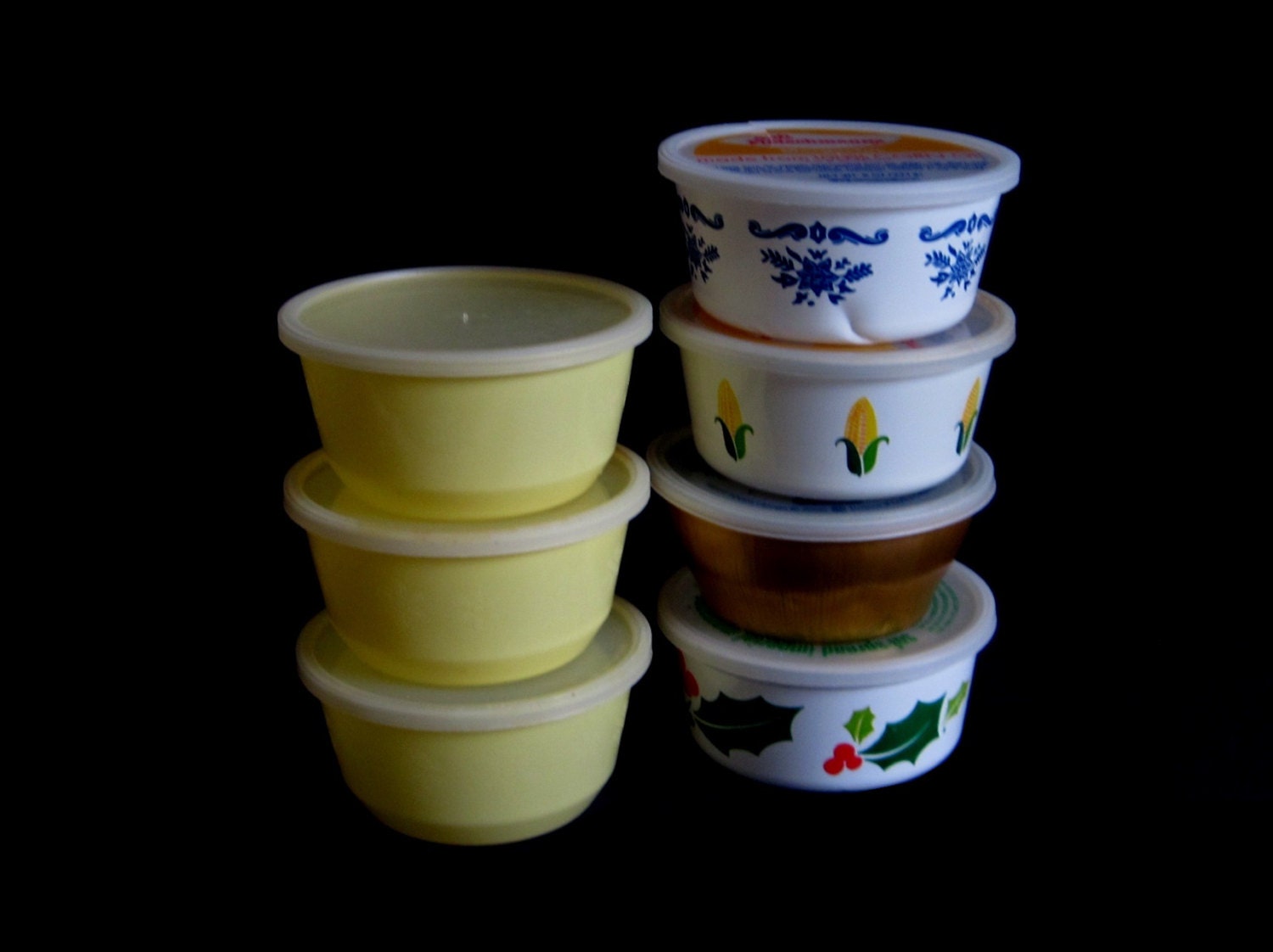 Empty Plastic Margarine Tubs 8 oz Short Mazola