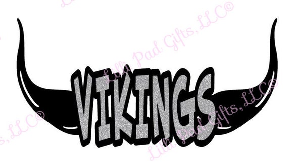 VIKINGS-Horns Cut File Instant Download SVG Vector JPG