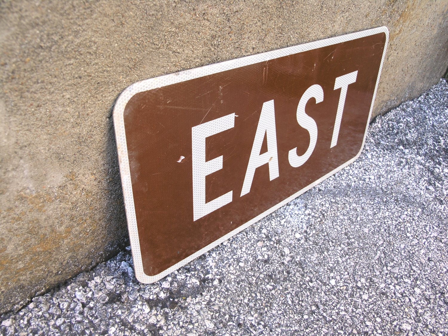 Brown East Traffic Sign State Park Road Sign by IndustrialHabitat