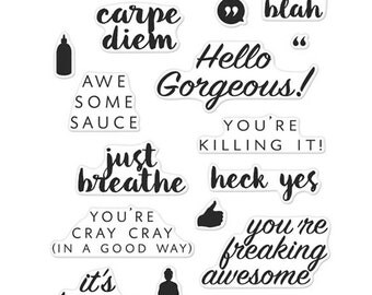 Hero Arts Clear Stamps 4"X6" Hello Gorgeous