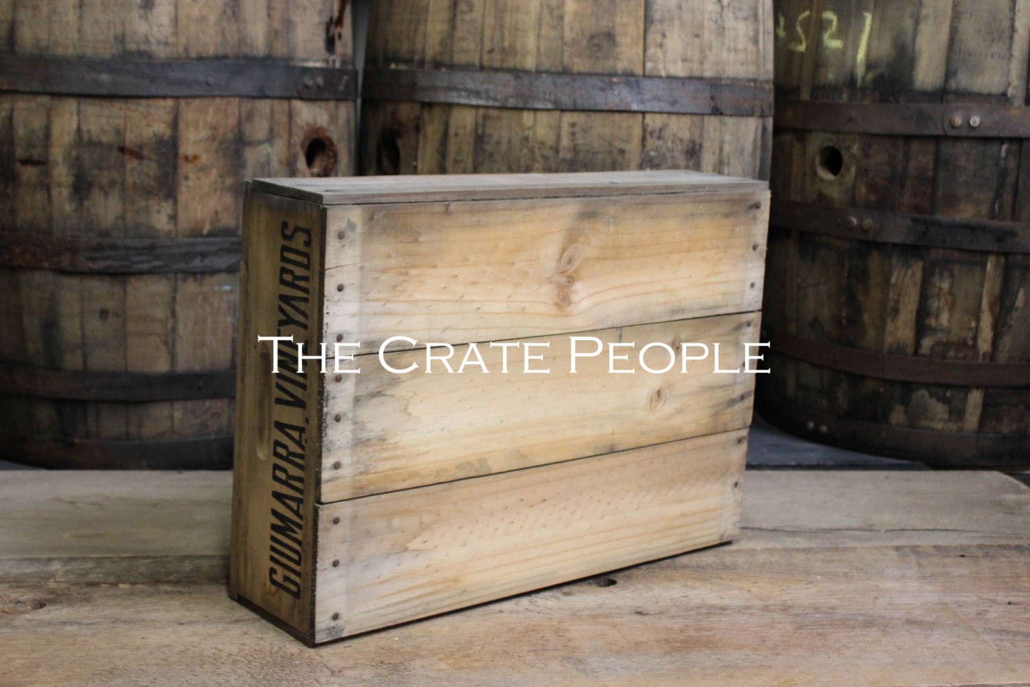 Vintage Wood Crates Short Grape Crate THOUSANDS by FoundInAttic