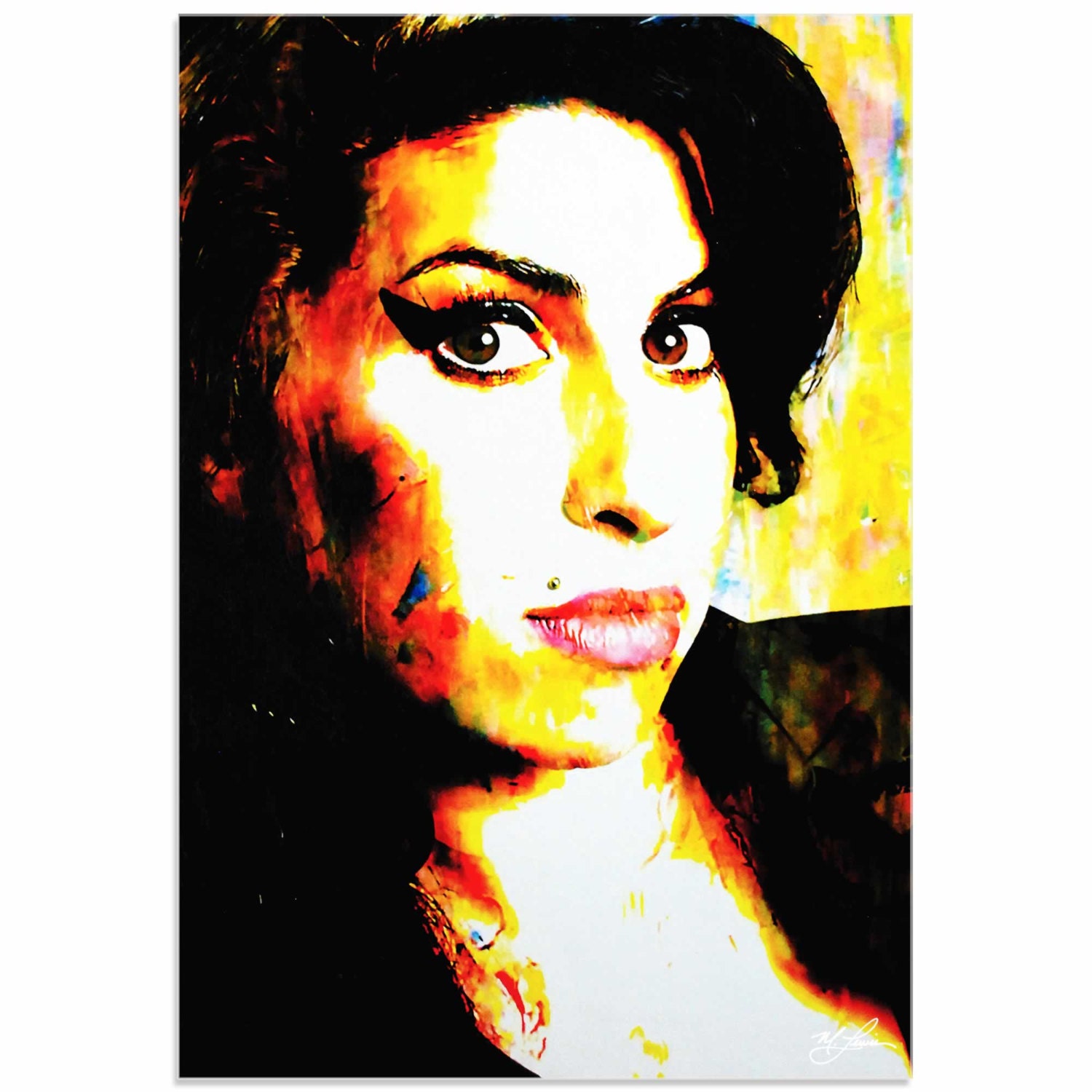 Pop Art 'Amy Winehouse A School Of Thought' By Artist