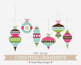 Clip Art Clip On Christmas Ornaments items similar to premium christmas ornaments clip art vectors digital holiday bgpb6 instant download