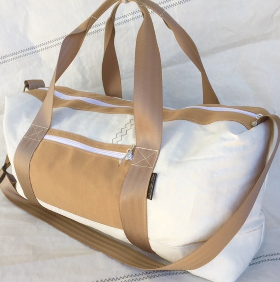 Choptank Duffel Bag Large Deluxe Sailbag Recycled Sail by OldeDog