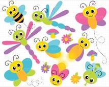 Popular items for dragonfly clip art on Etsy