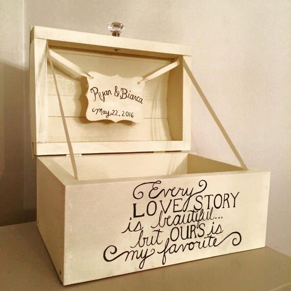 Personalized Wedding Card / Envelope Box