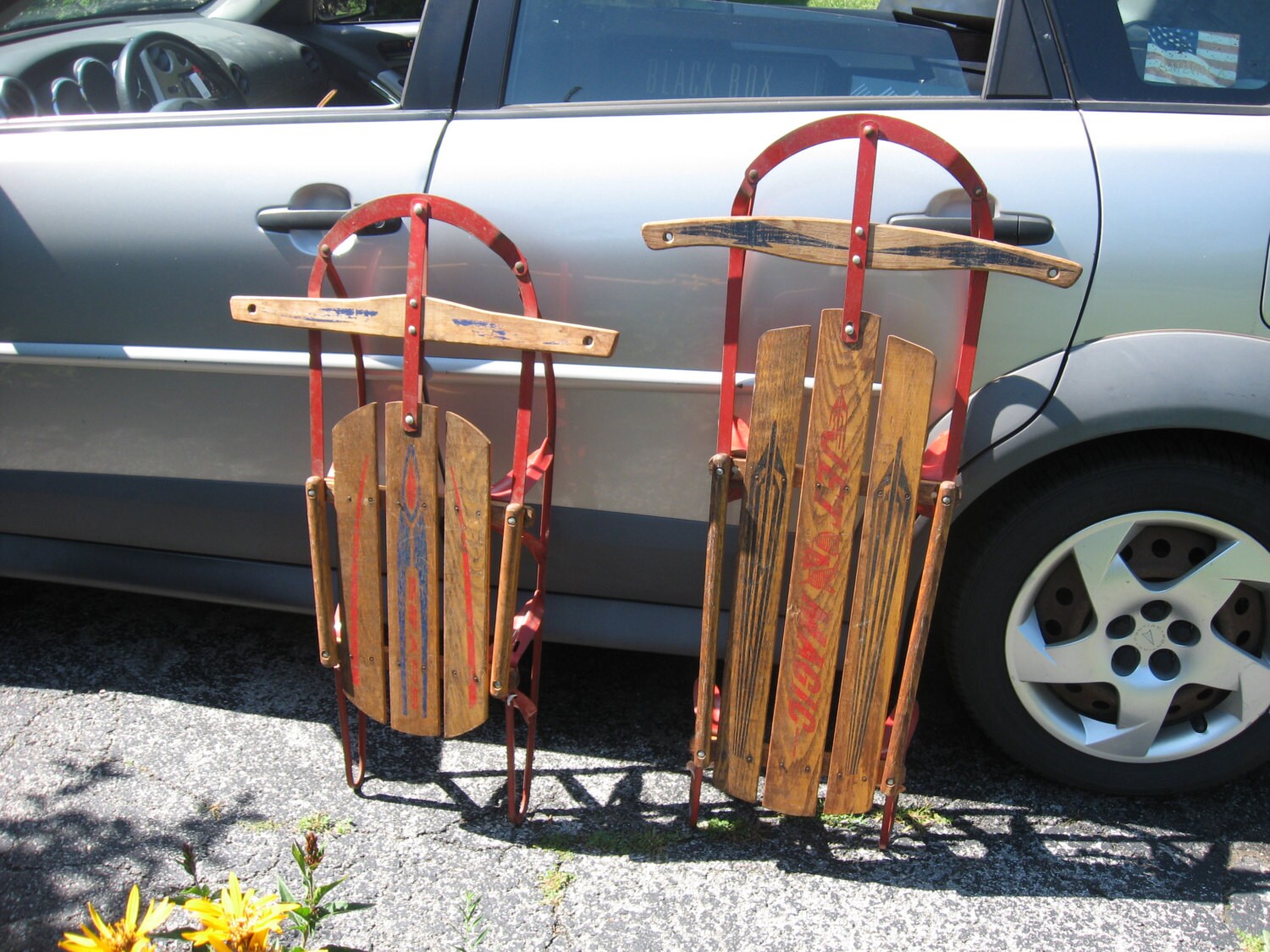 Sears Vintage Snow Sled Number 85081 1970 Good Condition No