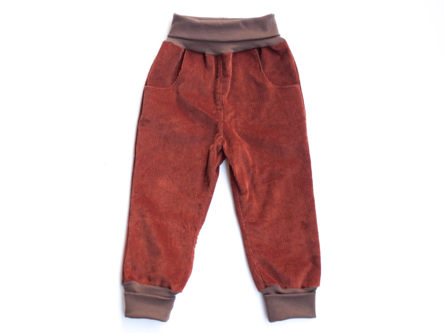 Brown baggy trousers toddler pants boy toddler clothes