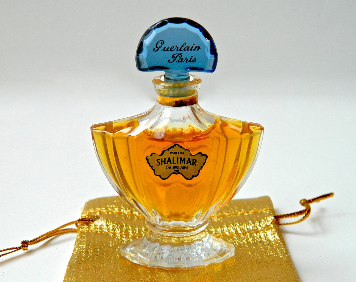 Vintage SHALIMAR Guerlain Pure Perfume .25 oz 7.5 Crystal