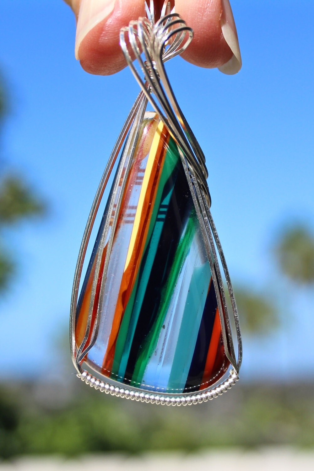 Surfite Resin Surfboard Stone Pendant Surfing Surfstone