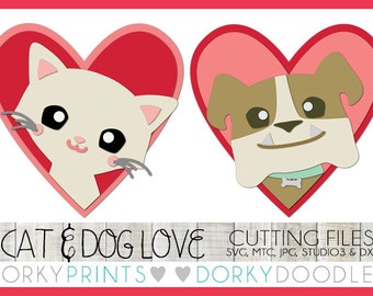 Download Dog valentine svg | Etsy