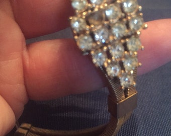 Vintage rhinestone bracelet