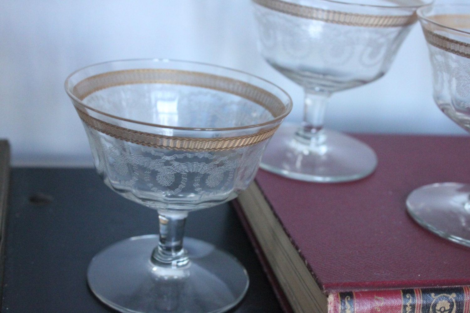 4 8 available Glass Company Clear Gold