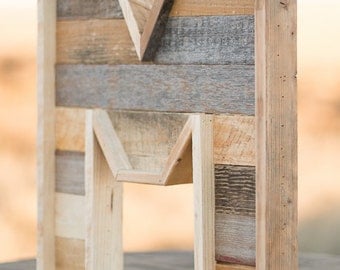 wood letters for wall - large wooden letters - wooden wall letters - reclaimed wood letters