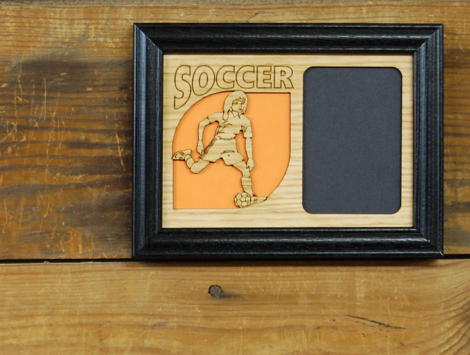 5x7 Custom Sports Picture Frame Football Baseball by legacyimages