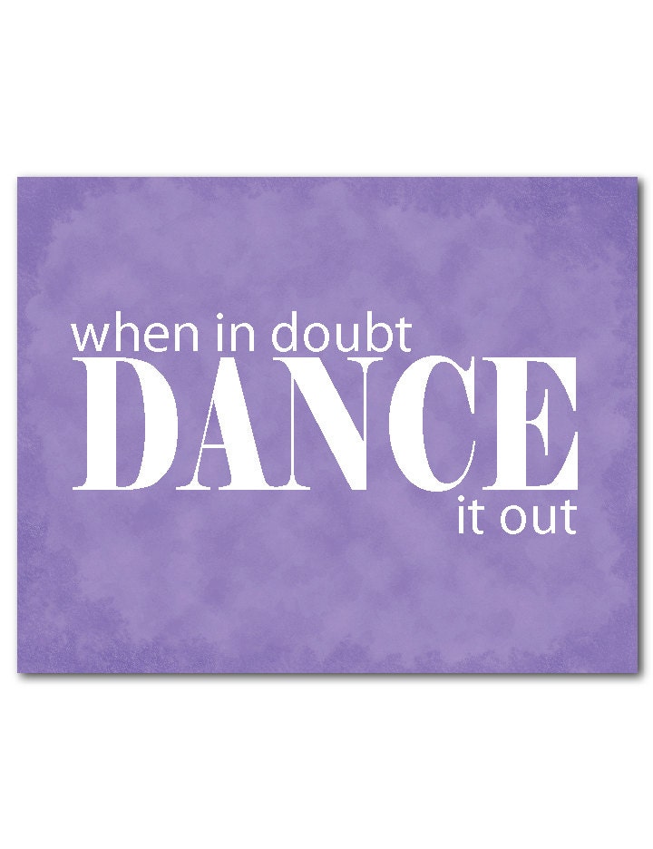 when-in-doubt-dance-it-out-poster-motivational-print-home-decor-black