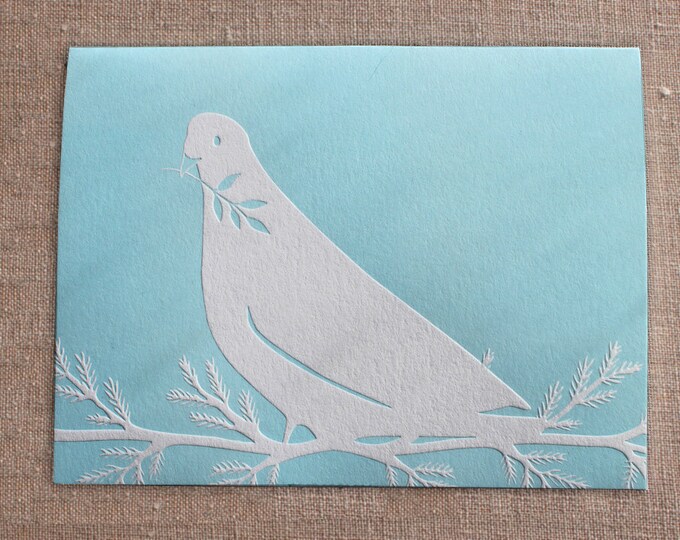 Dove of Peace Letterpress Card Set