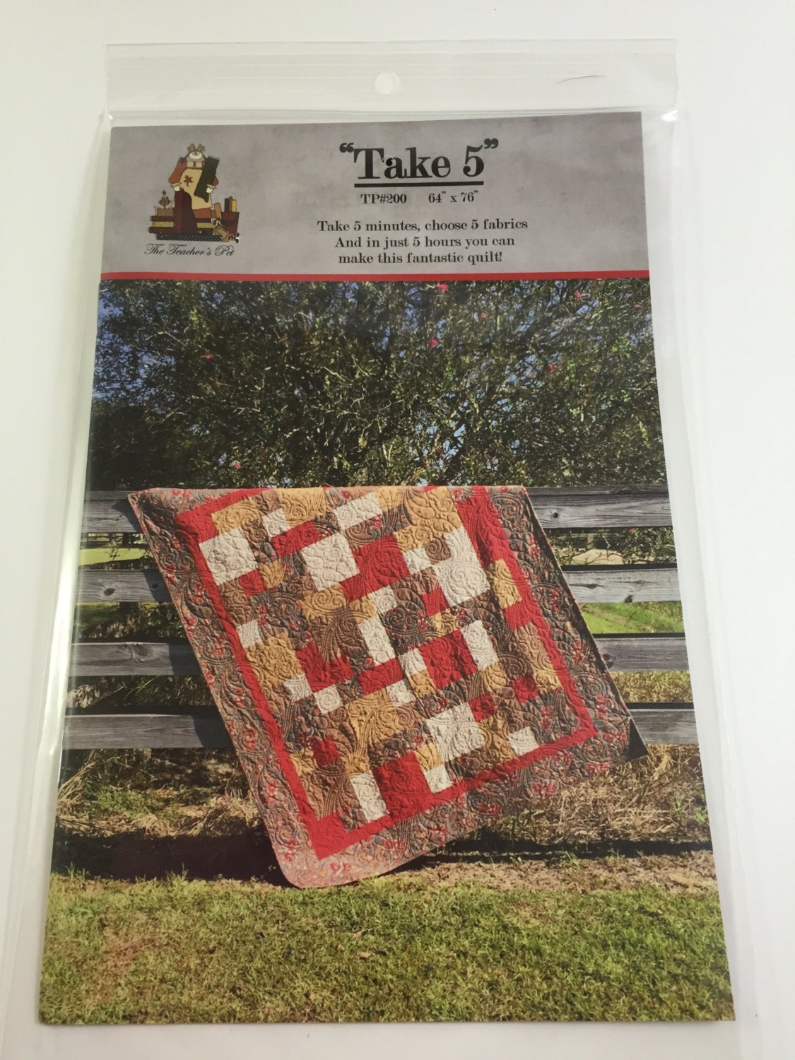 Teacher s Pet Take 5 Pattern Quilt Pattern